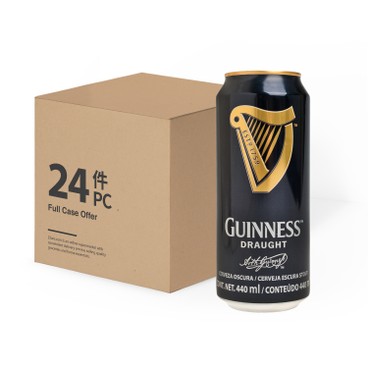 GUINNESS - DRAUGHT IN CAN STOUT - CASE OFFER - 440MLX24