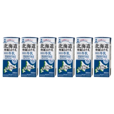 北海道 - 特選3.6牛乳 - 200MLX6
