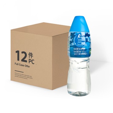 屈臣氏 - 礦物質蒸餾水-原箱 - 1.25LX12