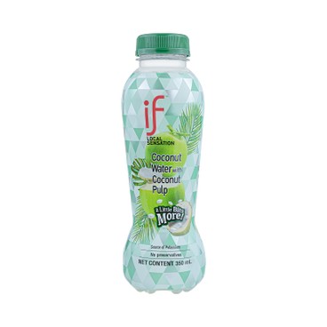 iF - 100% COCONUT WATER (WITH COCONUT PULP) - 350MLX4