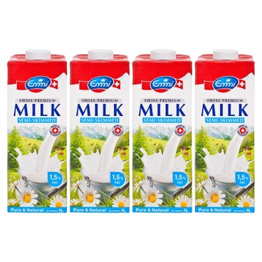 EMMI 伊美 - 瑞士特級低脂牛奶 - 1LX4