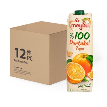 MEYSU - 100% PORTAKAL SUYU-CASE OFFER - 1LX12
