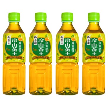 御茶園 - 冷山茶王-蜂蜜綠茶 - 500MLX4