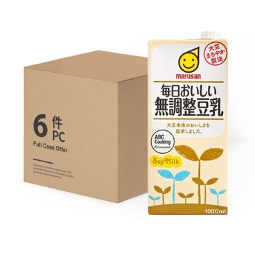 丸山 - 無基因改造無調製豆乳-原箱 - 1LX6