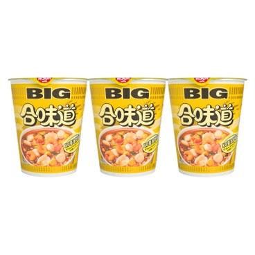 NISSIN - BIG CUP NOODLE-XO SAUCE - 105GX3