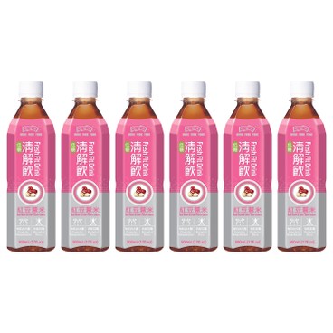 HUNG FOOK TONG - FRESH FIT DRINK-RED BEAN & JOBS TEARS - 500MLX6