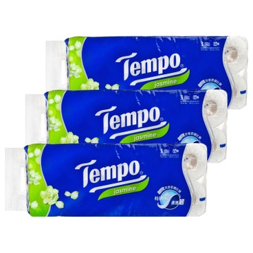 TEMPO - 三層印花衛生紙-茉莉花味 - 3件裝 - 10'SX3
