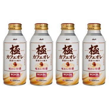 ASAHI朝日 - 極 牛奶咖啡(包裝隨機) - 370MLX4