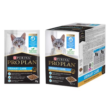PRO PLAN - ADULT CAT UTH CHICKEN POUCH CASE - 85GX12