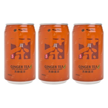 TAO TI - GINGER TEA WITH BROWN SUGAR - 340MLX3