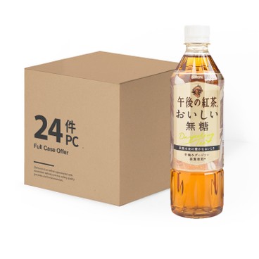 KIRIN - AFTERNOON TEA - SUGAR FREE BLACK TEA - FULL CASE - 500MLX24