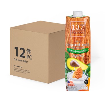 137 DEGREES 杏仁奶-牛油果-原箱 1LX12