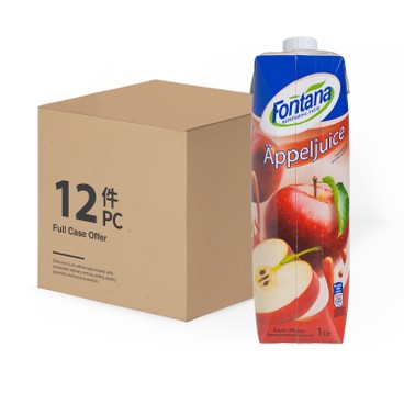 FONTANA - APPLE JUICE-CASE DEAL - 1LX12