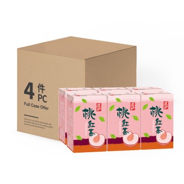 TAO TI - PEACH BLACK TEA-CASE OFFER - 250MLX6X4