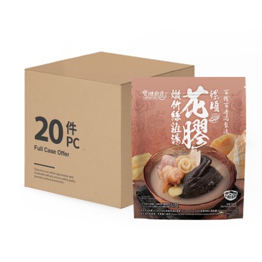 TREASURE LAKE GREENFOOD KITCHEN - SOUP WITH FISH MAW AND SILKY FOWL-CASE OFFER - 500GX20