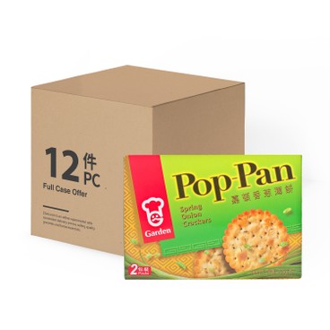 GARDEN - CRACKERS-ONION-CASE OFFER - 200GX12