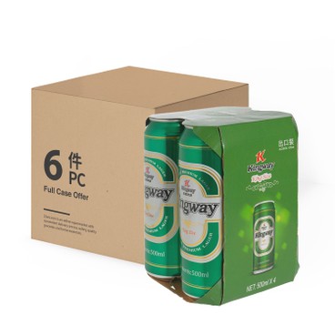 KINGWAY - BEER KIING CAN - CASE OFFER - 500MLX4X6