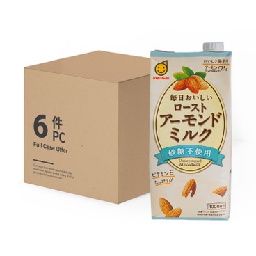 MARUSAN - NON SUGAR ALMOND MILK - CASE OFFER - 1LX6