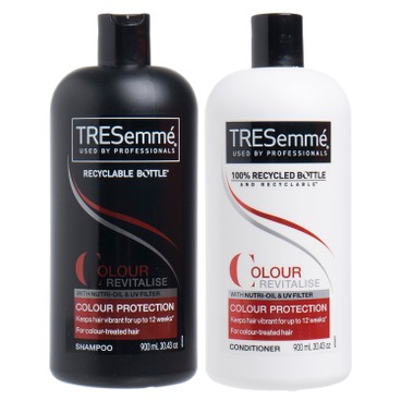TRESEMME(平行進口) - 亮澤鎖色洗髮套裝 - 900MLX2