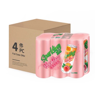 VITA 維他 - 氣泡桃橙茶-原箱 - 310MLX6X4