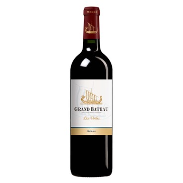 GRAND BATEAU - RED WINE - LES VOILES MEDOC ROUGE-6PC (WOODEN CASE OFFER) - 750MLX6