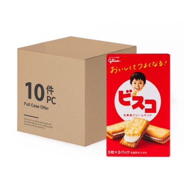 GLICO - BISCO BISCUIT (SUITABLE FOR KIDS) - CASE OFFER - 5'S X3 X10'S