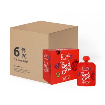 ELLA'S KITCHEN - THE RED ONE MULTI SMOOTHIE FRUIT PACKS-CASE - 90GX5X6
