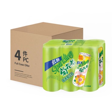 VITA 維他 - 氣泡菊花茶-低糖(罐裝)-原箱 - 310MLX6X4