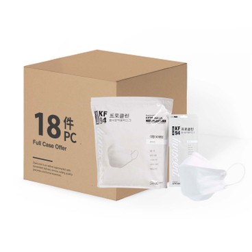 ProClean+ - KF94口罩 - 白色 原箱 - 50'SX18