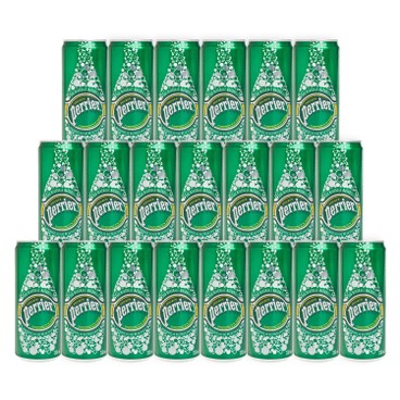 PERRIER - SPARKLING MINERAL WATER (CAN) - 330MLX24