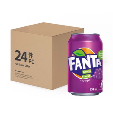 FANTA - GRAPE DRINK - CASE - 330MLX24