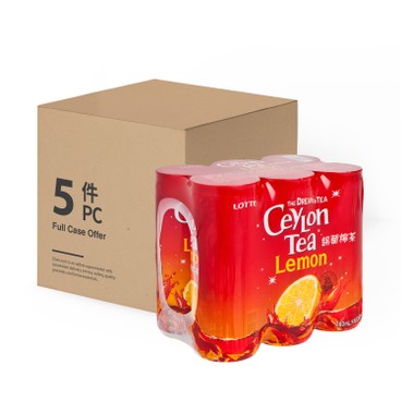 樂天 - 錫蘭檸檬茶-原箱 - 240MLX6X5