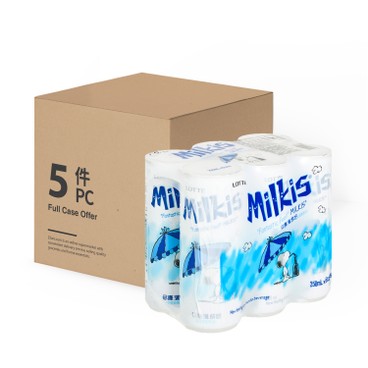LOTTE - MILKIS - CASE (RANDOM DELIVERY) - 250MLX6X5