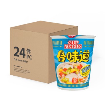 日清 合味道杯麵-海鮮味-原箱 72GX24