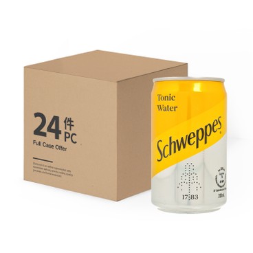 Schweppes - TONIC WATER MINI CAN(CASE) - 200MLX24