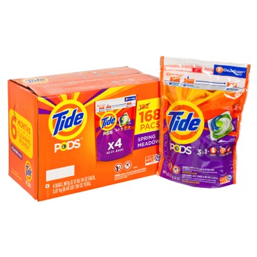 TIDE - HE LAUNDRY DETERGENT PODS 168 COUNTS - 168'S