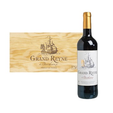 GRAND REYNE - AOC BORDEAUX ROUGE-CASE (WOODEN CASE) - 750MLX6