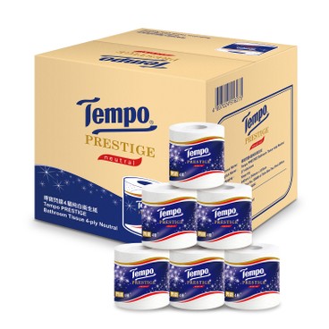 TEMPO - 閃鑽四層環形壓花純白衛生紙-無香(原箱單卷裝) - 27'S