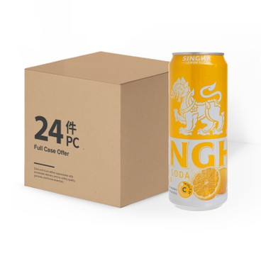 SINGHA - LEMON SODA WATER-CASE - 330MLX24