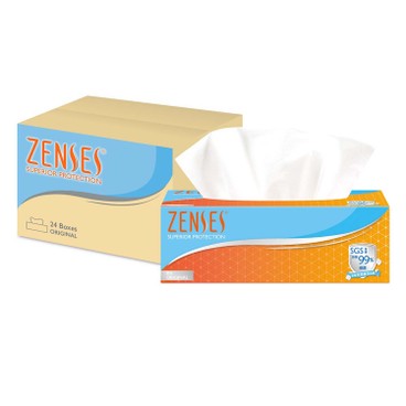 ZENSES - 3-ply Box Facial Tissue (Original) - (Case offer) - 24'S