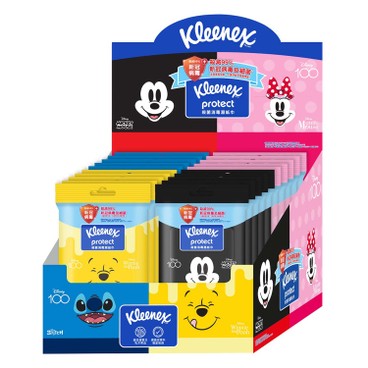 KLEENEX - Disney D100 Limited Edition Hand Sanitizing Wipes (CASE) - 10PCSX20'S