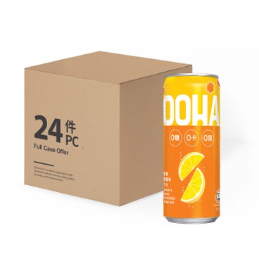 OOHA - 檸檬蜂蜜味汽水 - 原箱 - 330MLX24