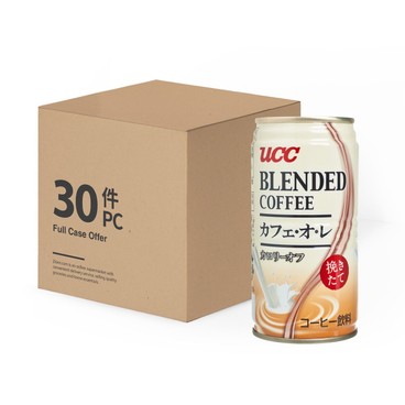 UCC - BLEND MILK COFFEE LOW CALORIES - FULL CASE - 185MLX30