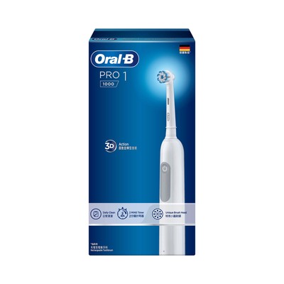 ORAL-B | PRO1 電動牙刷-簡單白 | 士多 Ztore