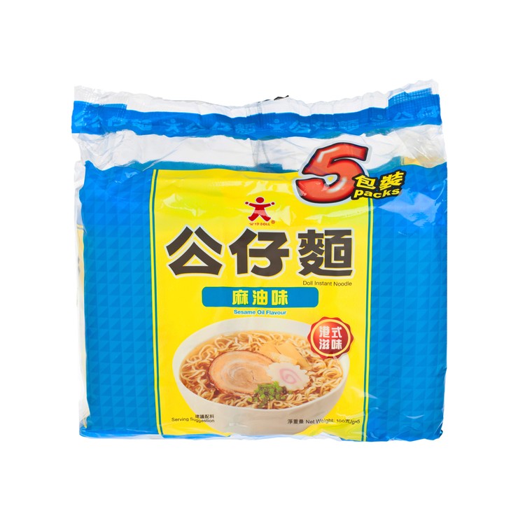 公仔 - 公仔麵-麻油味 - 100GX5