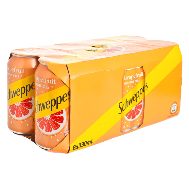 Schweppes - GRAPEFRUIT SODA - 330MLX8