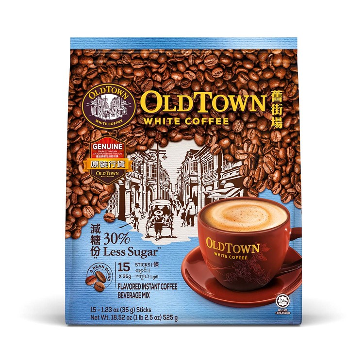 OLD TOWN - 3 IN 1 WHITE COFFEE-REDUCED SUGAR - 35GX15