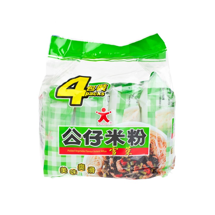公仔 - 米粉-雪菜味 - 70GX4