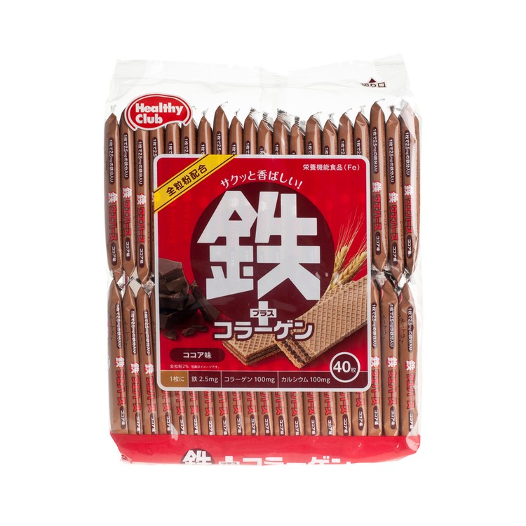 HAMADA - Fe + COLLAGEN WAFER BISCUIT - CHOCOLATE FLAVOUR - 40'S