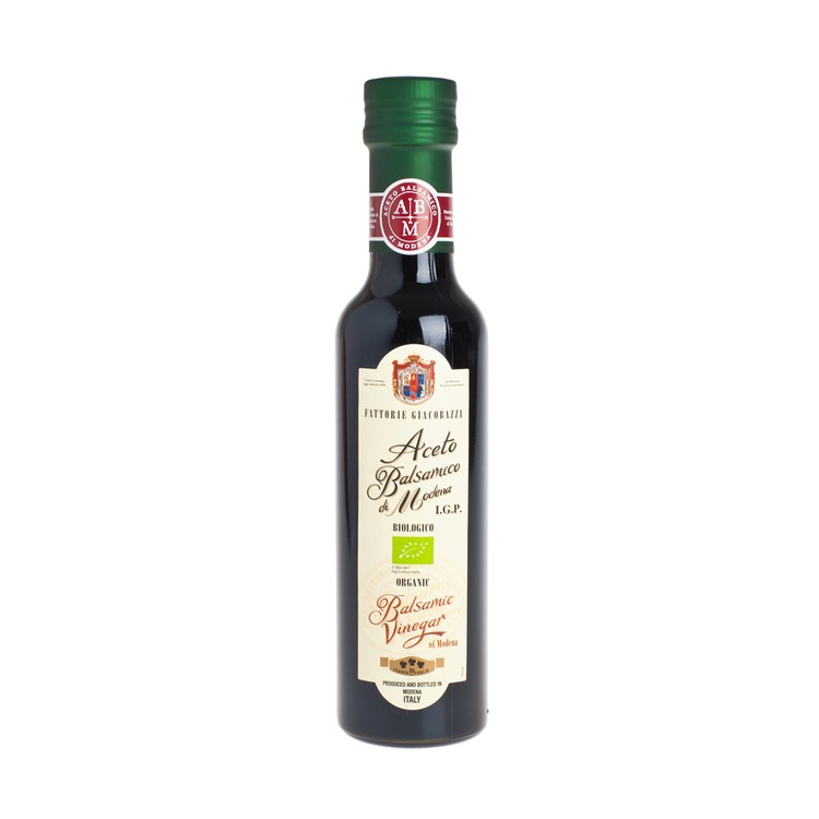FATTORIE GIACOBAZZI - ORGANIC BALSAMIC VINEGAR OF MODENA-3LEAVE - 250ML